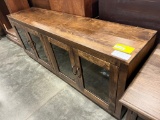 BR MAPLE TV STAND 70X16X27 LONG OAK