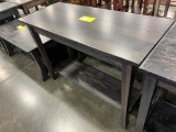 OAK SOFA TABLE 18X42X31 GUNSMOKE