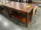 OAK SOFA TABLE 18X42X30 MICHAELS