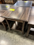 ELM END TABLE 22X22X25 DARK STREAK