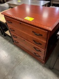 CHERRY FILING CABINET 34X21X31