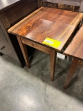 WALNUT END TABLE 19X22X24