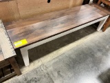 BR MAPLE BENCH 72IN