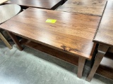 RUSTIC HICKORY COFFEE TABLE 22X42X19 MEDIUM