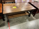 BR AND WORMY MAPLE COFFEE TABLE 22X42X19 SHADOW/ALMOND
