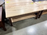 WALNUT COFFEE TABLE 22X42X19 NATURAL