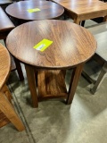 ELM END TABLE 22RNDX25 MEDIUM