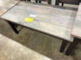 BR MAPLE COFFEE TABLE 22X42X18 ONYX/GRAY