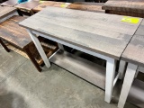 ROUGH SAWN MAPLE SOFA TABLE 22X18X30