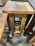 BARNWOOD PLANT STAND 14X14X30 NATURAL