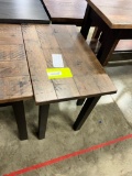 RUSTIC CHERRY CHAIRSIDE TABLE 15X24X22 BLK WALNUT/ONYX