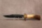 CUSTOM KNIFE BY RG KENDALL STAG HANDLE 10.5