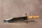 RDS Custom Knives Wood Handle Bowie, 15.5