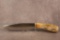 Lukus Custom Bowie Knife with Carved Stag Handle