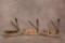 Three Case XX Natural Bone Trappers with Etched Handles