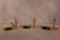 Three Case XX Barlows, Brown Bone Sawcut, Black Synthetic, Hunter Green Bone Sawcut