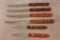 SET OF 6 WARTHERS KITCHEN KNIVES