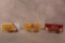 3 CASE XX TINY TOOTHPICKS. 2015 OLD RED, 1996 STAG, 2005 CORELON