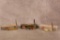 3 CASE XX TINY TOOTHPICKS. 2014 OLIVE GREEN BONE, 2018 NATURAL BONE WITH ETCHING, 2013 CORELON
