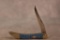 3- CASE XX KNIVES. 2014 TOOTHPICK BLUE, 2005 CARIB BLUE TINE TRAPPER, 2014 TOOTHPICK CORELON
