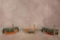 3-CASE XX TINY TOOTHPICKS. 2000 RED BONE, 2004 GREEN BONE, 2001 ORANGE BONE