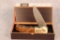 BIG GAME HUNTER FOLDING KNIFE. EXOTIC BLADE ETCHING