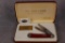 1996 CASE XX CHRISTMAS TRAPPER WITH CASE