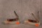 2018 CASE XX KNIVES WITH CABERNET HANDLES. RUSSLOCK AND MINI TRAPPER