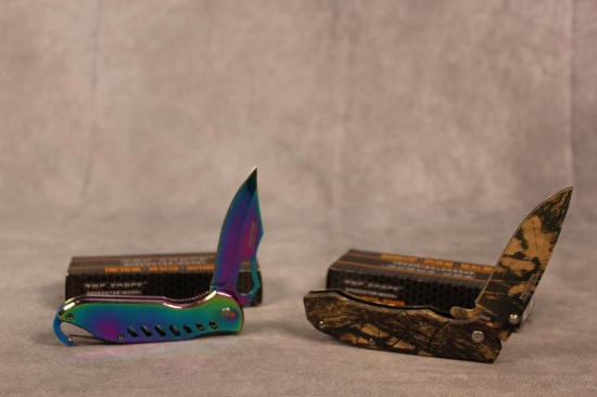 2 TAC-FORCE TACTICAL KNIVES