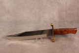 RDS KNIFE WITH WOOD BURL HANDLE 15