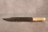 HARBUCK CUSTOM KNIFE WITH DAMASCUS BLADE AND STAG HANDLE 17