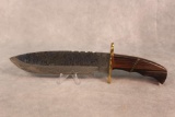 RDS CUSTOM KNIFE DAMASCUS BLADE. 11.75