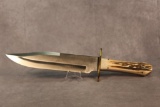 RDS Custom Stag Handle Bowie, 14