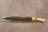 CUSTOM KNIFE FROM HANDMADE CLASSICS STAG HANDLE. 15