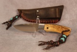 RDS knife with stag handle 8