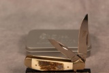STEEL WARRIOR 2-BLADE STAG HANDLE