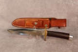 Randal Made Bowie Knife with with sheath 12