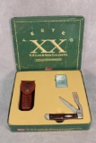 2010 Case XX Hobo Knife with sheath & Light Set