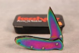 Kershaw 1600VIB Rainbow Metal Pocketknife