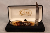 2015 Case XX Dark Molasses Bone Teardrop with Worked Bolsters