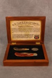 2004 CASE XX COLLECTIBLE SADDLEHORN SET 62100 AND TB62110