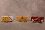 3 CASE XX TINY TOOTHPICKS. 2015 OLD RED, 1996 STAG, 2005 CORELON