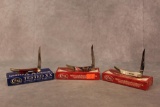3- 2014 CASE XX TEXAS TOOTHPICKS, CORELAN HANDLES