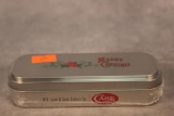 2018 CASE XX RED STOCKMAN CHRISTMAS TIN