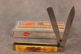 2018 CASE XX DOCTORS KNIFE. BRNT AMBER