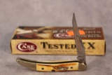 2008 CASE XX TINY TOOTHPICK BLADE ETCH STAG