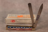 2018 CASE XX DOCTORS KNIFE NATRL BONE WITH PATRIOTIC ETCHING