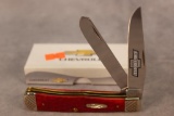 2021 Case XX Chevrolet Trapper, Dark Red Bone Handle