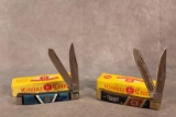 Two Kissing Crane Two Blade Trappers