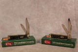 2000 & 2001 Case XX Bone Handle Mini Coke Bottles